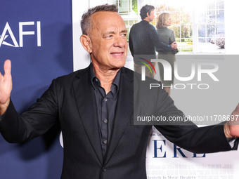 Tom Hanks arrives at the 2024 AFI Fest - World Premiere Screening Of Sony Pictures' 'Here' held at the TCL Chinese Theatre IMAX on October 2...