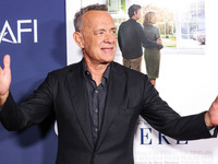 Tom Hanks arrives at the 2024 AFI Fest - World Premiere Screening Of Sony Pictures' 'Here' held at the TCL Chinese Theatre IMAX on October 2...