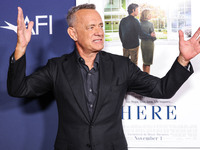 Tom Hanks arrives at the 2024 AFI Fest - World Premiere Screening Of Sony Pictures' 'Here' held at the TCL Chinese Theatre IMAX on October 2...