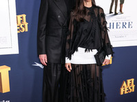 Paul Bettany and wife Jennifer Connelly arrive at the 2024 AFI Fest - World Premiere Screening Of Sony Pictures' 'Here' held at the TCL Chin...