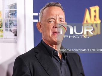 Tom Hanks arrives at the 2024 AFI Fest - World Premiere Screening Of Sony Pictures' 'Here' held at the TCL Chinese Theatre IMAX on October 2...