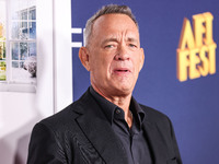 Tom Hanks arrives at the 2024 AFI Fest - World Premiere Screening Of Sony Pictures' 'Here' held at the TCL Chinese Theatre IMAX on October 2...