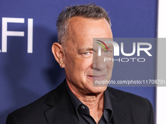 Tom Hanks arrives at the 2024 AFI Fest - World Premiere Screening Of Sony Pictures' 'Here' held at the TCL Chinese Theatre IMAX on October 2...