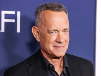 Tom Hanks arrives at the 2024 AFI Fest - World Premiere Screening Of Sony Pictures' 'Here' held at the TCL Chinese Theatre IMAX on October 2...