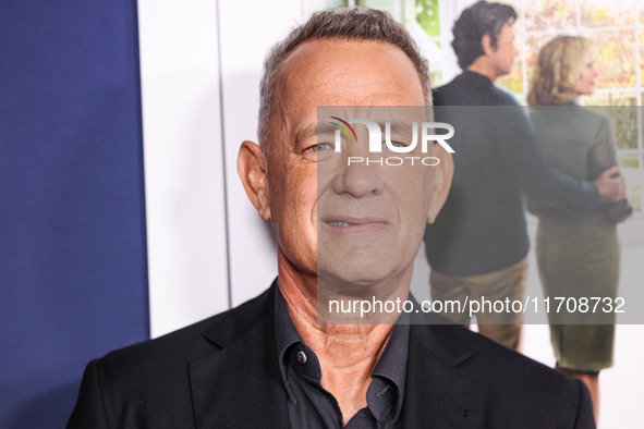 Tom Hanks arrives at the 2024 AFI Fest - World Premiere Screening Of Sony Pictures' 'Here' held at the TCL Chinese Theatre IMAX on October 2...