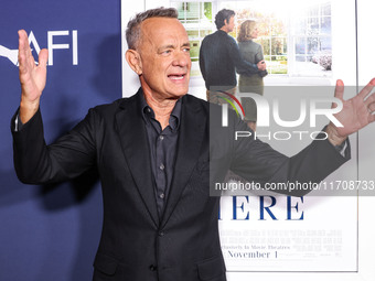 Tom Hanks arrives at the 2024 AFI Fest - World Premiere Screening Of Sony Pictures' 'Here' held at the TCL Chinese Theatre IMAX on October 2...