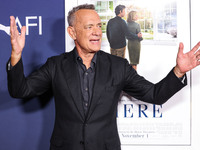 Tom Hanks arrives at the 2024 AFI Fest - World Premiere Screening Of Sony Pictures' 'Here' held at the TCL Chinese Theatre IMAX on October 2...