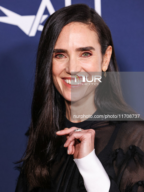 Jennifer Connelly arrives at the 2024 AFI Fest - World Premiere Screening Of Sony Pictures' 'Here' held at the TCL Chinese Theatre IMAX on O...