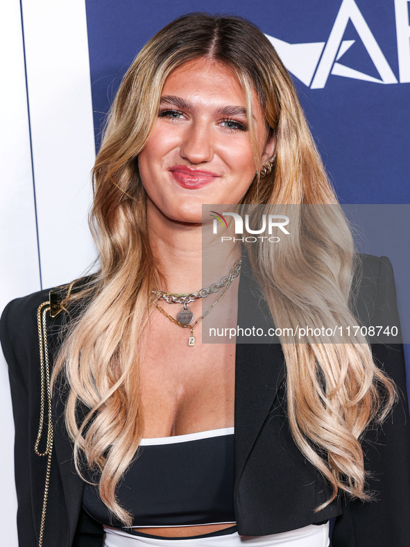 Zsa Zsa Rose Zemeckis arrives at the 2024 AFI Fest - World Premiere Screening Of Sony Pictures' 'Here' held at the TCL Chinese Theatre IMAX...