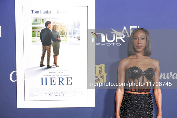 Nikki Amuka-Bird arrives at the 2024 AFI Fest - World Premiere Screening Of Sony Pictures' 'Here' held at the TCL Chinese Theatre IMAX on Oc...