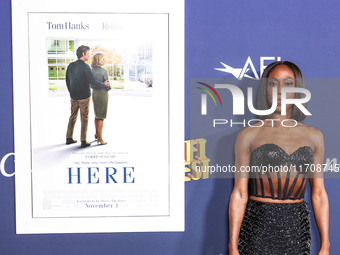 Nikki Amuka-Bird arrives at the 2024 AFI Fest - World Premiere Screening Of Sony Pictures' 'Here' held at the TCL Chinese Theatre IMAX on Oc...