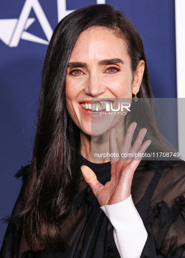 Jennifer Connelly arrives at the 2024 AFI Fest - World Premiere Screening Of Sony Pictures' 'Here' held at the TCL Chinese Theatre IMAX on O...