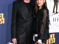 Paul Bettany and wife Jennifer Connelly arrive at the 2024 AFI Fest - World Premiere Screening Of Sony Pictures' 'Here' held at the TCL Chin...