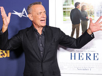 Tom Hanks arrives at the 2024 AFI Fest - World Premiere Screening Of Sony Pictures' 'Here' held at the TCL Chinese Theatre IMAX on October 2...