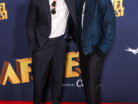 Harry Marcus and Louis Ashbourne Serkis arrive at the 2024 AFI Fest - World Premiere Screening Of Sony Pictures' 'Here' held at the TCL Chin...