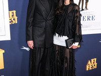 Paul Bettany and wife Jennifer Connelly arrive at the 2024 AFI Fest - World Premiere Screening Of Sony Pictures' 'Here' held at the TCL Chin...