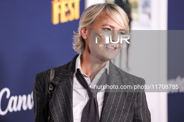 Robin Wright arrives at the 2024 AFI Fest - World Premiere Screening Of Sony Pictures' 'Here' held at the TCL Chinese Theatre IMAX on Octobe...