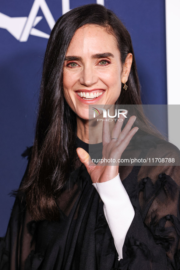 Jennifer Connelly arrives at the 2024 AFI Fest - World Premiere Screening Of Sony Pictures' 'Here' held at the TCL Chinese Theatre IMAX on O...