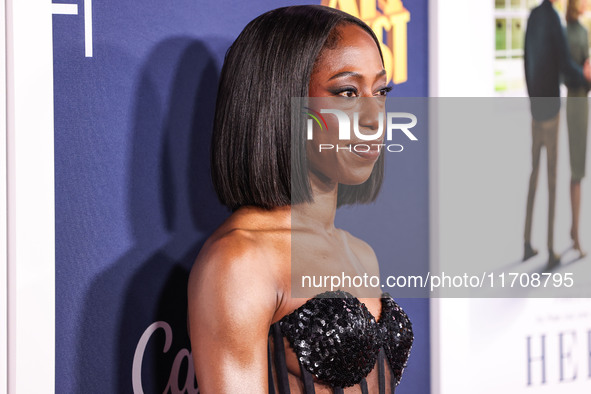 Nikki Amuka-Bird arrives at the 2024 AFI Fest - World Premiere Screening Of Sony Pictures' 'Here' held at the TCL Chinese Theatre IMAX on Oc...