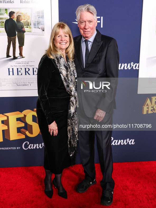 Sandra Silvestri and Alan Silvestri arrive at the 2024 AFI Fest - World Premiere Screening Of Sony Pictures' 'Here' held at the TCL Chinese...