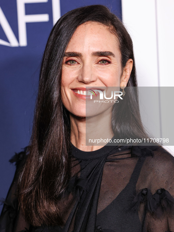 Jennifer Connelly arrives at the 2024 AFI Fest - World Premiere Screening Of Sony Pictures' 'Here' held at the TCL Chinese Theatre IMAX on O...