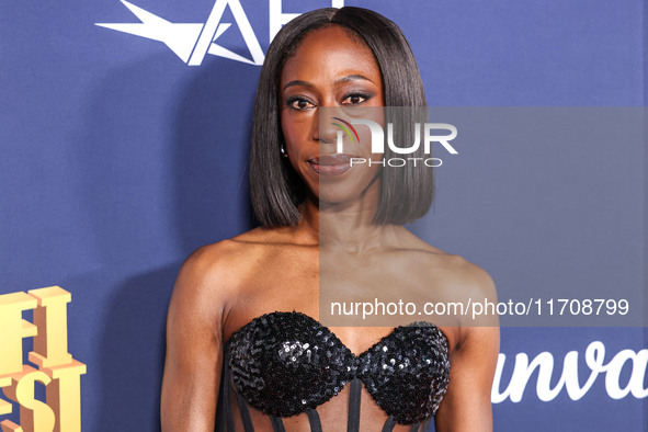 Nikki Amuka-Bird arrives at the 2024 AFI Fest - World Premiere Screening Of Sony Pictures' 'Here' held at the TCL Chinese Theatre IMAX on Oc...