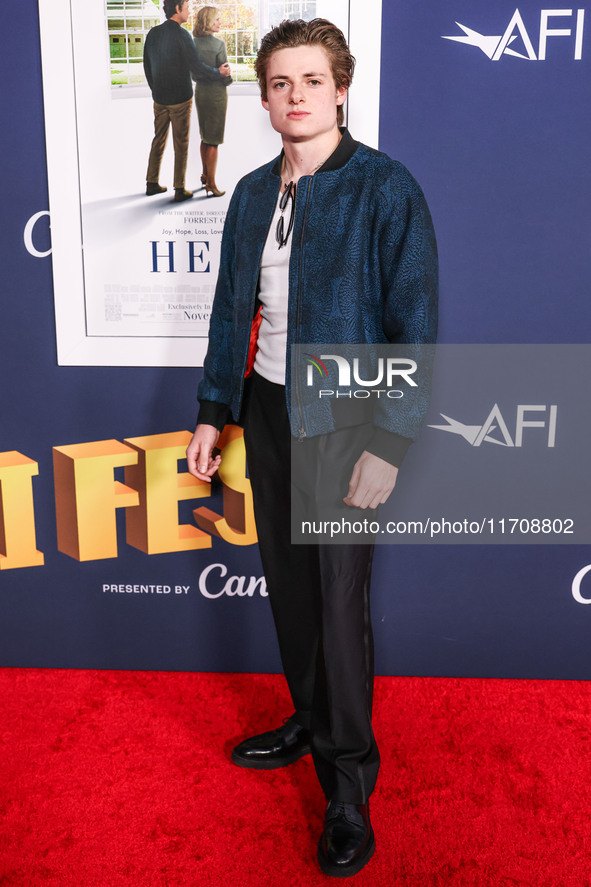 Louis Ashbourne Serkis arrives at the 2024 AFI Fest - World Premiere Screening Of Sony Pictures' 'Here' held at the TCL Chinese Theatre IMAX...