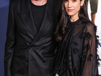 Paul Bettany and wife Jennifer Connelly arrive at the 2024 AFI Fest - World Premiere Screening Of Sony Pictures' 'Here' held at the TCL Chin...