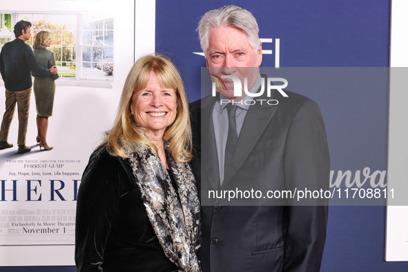 Sandra Silvestri and Alan Silvestri arrive at the 2024 AFI Fest - World Premiere Screening Of Sony Pictures' 'Here' held at the TCL Chinese...