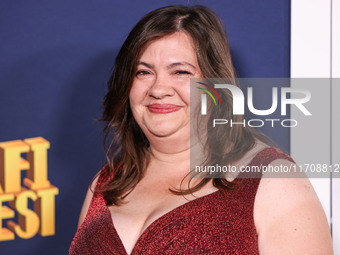 Anya Marco Harris arrives at the 2024 AFI Fest - World Premiere Screening Of Sony Pictures' 'Here' held at the TCL Chinese Theatre IMAX on O...