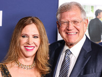 Leslie Zemeckis and husband Robert Zemeckis arrive at the 2024 AFI Fest - World Premiere Screening Of Sony Pictures' 'Here' held at the TCL...