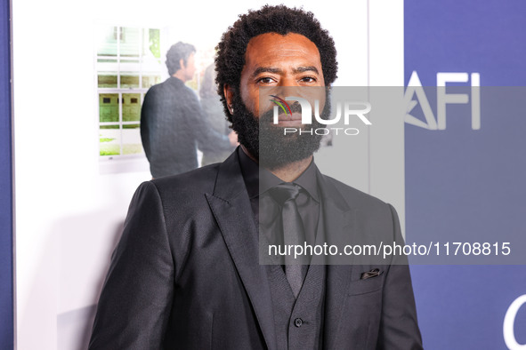 Nicholas Pinnock arrives at the 2024 AFI Fest - World Premiere Screening Of Sony Pictures' 'Here' held at the TCL Chinese Theatre IMAX on Oc...