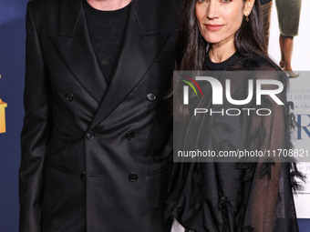 Paul Bettany and wife Jennifer Connelly arrive at the 2024 AFI Fest - World Premiere Screening Of Sony Pictures' 'Here' held at the TCL Chin...