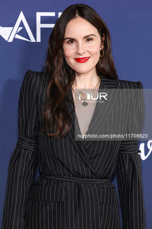 Michelle Dockery arrives at the 2024 AFI Fest - World Premiere Screening Of Sony Pictures' 'Here' held at the TCL Chinese Theatre IMAX on Oc...