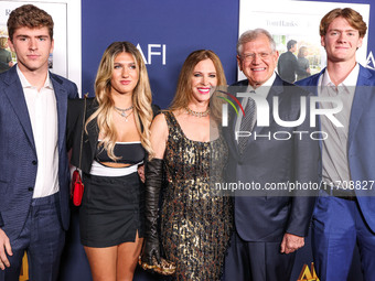 Zane Zemeckis, Zsa Zsa Rose Zemeckis, Leslie Zemeckis, Robert Zemeckis and Rhys Zemeckis arrive at the 2024 AFI Fest - World Premiere Screen...