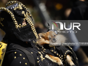 Dogs participate in the 34th Annual Halloween Dog Parade in Washington Square Park in lower Manhattan, New York, New York, U.S., on October...