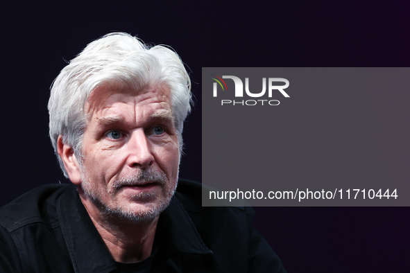 Karl Ove Knausgard during Conrad Festival in Krakow, Poland on October 26, 2024. 