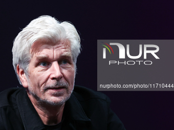 Karl Ove Knausgard during Conrad Festival in Krakow, Poland on October 26, 2024. (