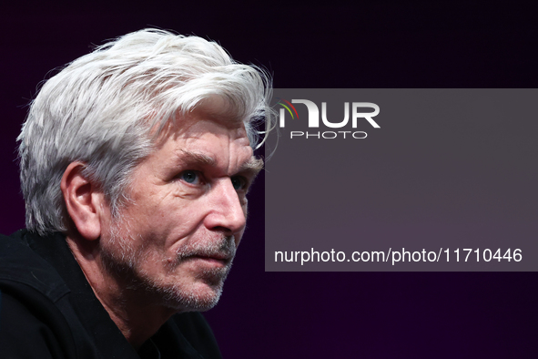 Karl Ove Knausgard during Conrad Festival in Krakow, Poland on October 26, 2024. 