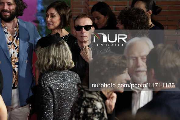 Mauro Ermanno Giovanardi attends the red carpet for ''Modi - Three Days On The Wing Of Madness'' at the 19th Rome Film Festival. 