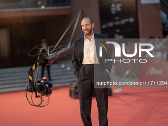 Ralph Fiennes attends the "Conclave" red carpet during the 19th Rome Film Festival at Auditorium Parco Della Musica in Rome, Italy, on Octob...