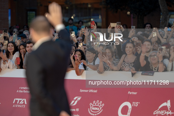 Ralph Fiennes attends the "Conclave" red carpet during the 19th Rome Film Festival at Auditorium Parco Della Musica in Rome, Italy, on Octob...