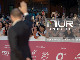 Ralph Fiennes attends the "Conclave" red carpet during the 19th Rome Film Festival at Auditorium Parco Della Musica in Rome, Italy, on Octob...