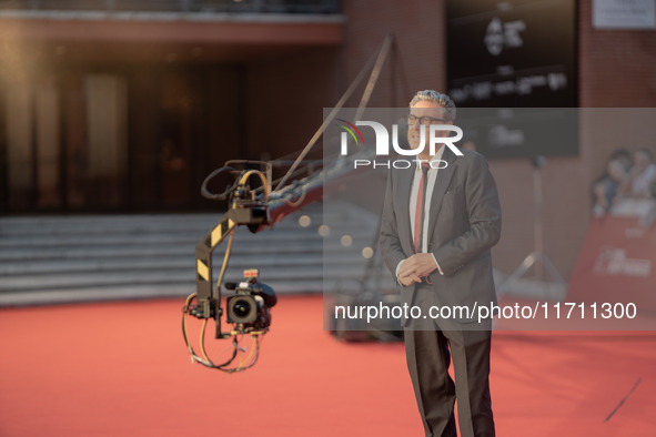 Sergio Castellitto attends the "Conclave" red carpet during the 19th Rome Film Festival at Auditorium Parco Della Musica in Rome, Italy, on...