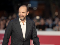 Ralph Fiennes attends the "Conclave" red carpet during the 19th Rome Film Festival at Auditorium Parco Della Musica in Rome, Italy, on Octob...