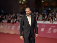 Ralph Fiennes attends the "Conclave" red carpet during the 19th Rome Film Festival at Auditorium Parco Della Musica in Rome, Italy, on Octob...