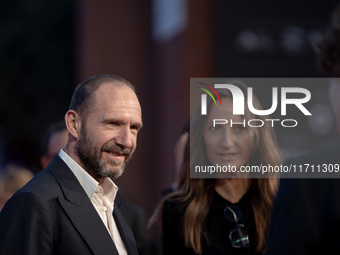 Ralph Fiennes attends the "Conclave" red carpet during the 19th Rome Film Festival at Auditorium Parco Della Musica in Rome, Italy, on Octob...