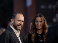 Ralph Fiennes attends the "Conclave" red carpet during the 19th Rome Film Festival at Auditorium Parco Della Musica in Rome, Italy, on Octob...