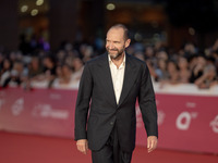 Ralph Fiennes attends the "Conclave" red carpet during the 19th Rome Film Festival at Auditorium Parco Della Musica in Rome, Italy, on Octob...