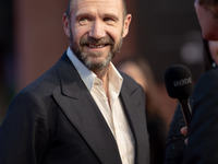 Ralph Fiennes attends the ''Conclave'' red carpet during the 19th Rome Film Festival at Auditorium Parco Della Musica in Rome, Italy, on Oct...